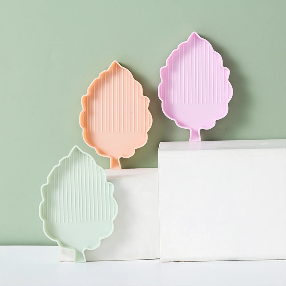 4 Pcs Diamond Art Painting Tray Leaf Rhinestone Plate Storage Container for DIY Craft Painting for Rhinestone Stones Organizer