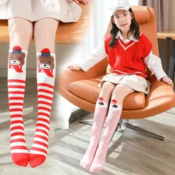 Girl Socks 3-12 Years Old Cotton Knee High Socks Lovely Long Children's Knee Socks Kids Dance Socks Girl Todder Baby