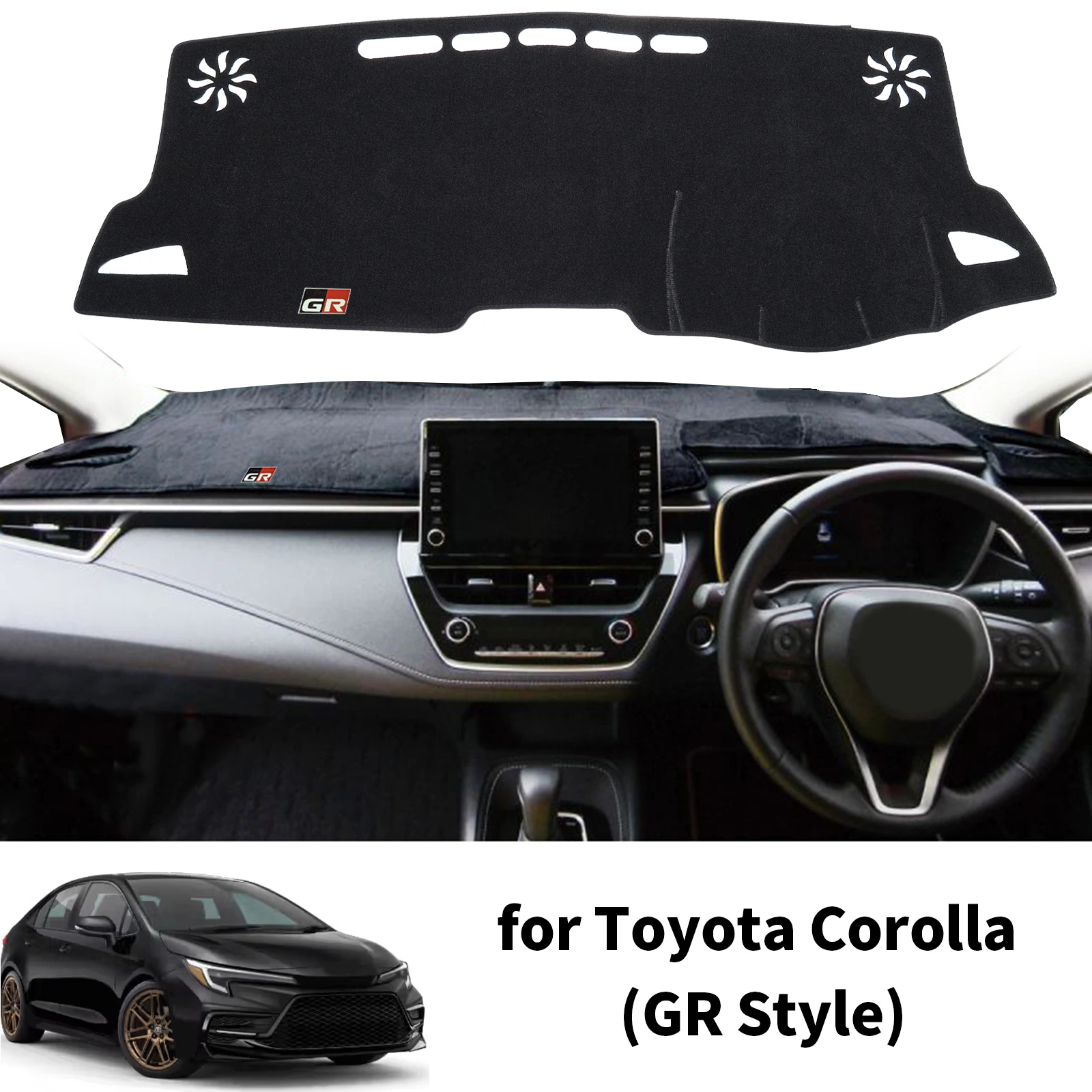

Для Toyota Corolla E210 2019-2025 автомобильный коврик для приборной панели DashMat солнцезащитный козырек защитный ковер аксессуары
