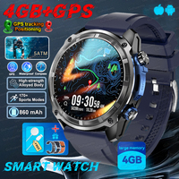 2025 New 4GB Memory GPS Smartwatch Always Display 5ATM Waterproof Swim Watch 860mAh Compass 170+Sports Modes  For Huawei Xiaomi
