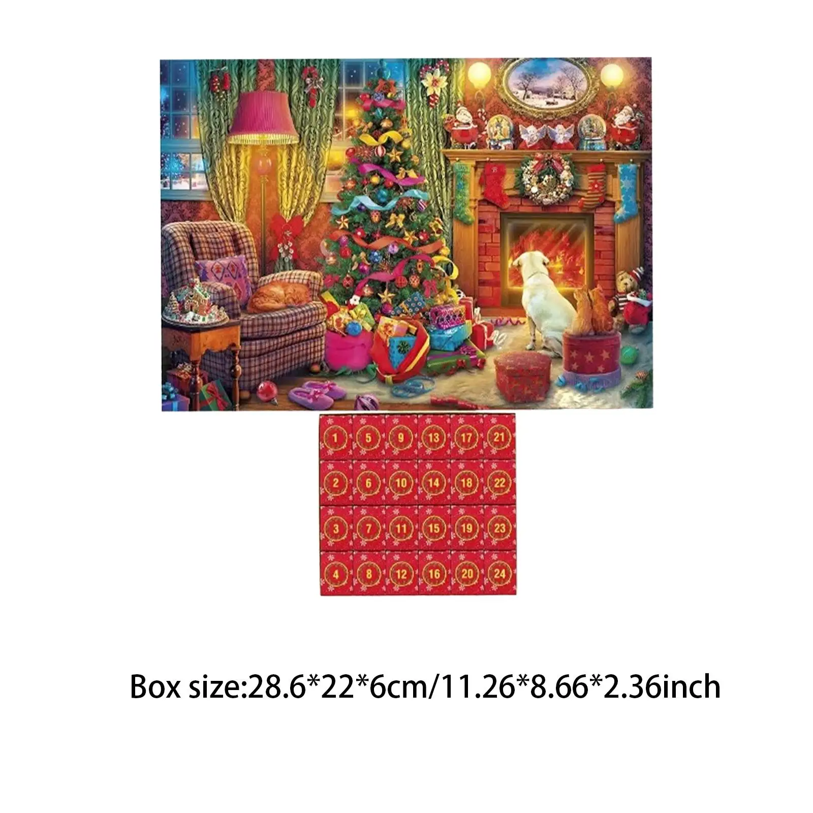 Advent Calendar 2024 Christmas Puzzle DIY Birthday Gift Anniversary for