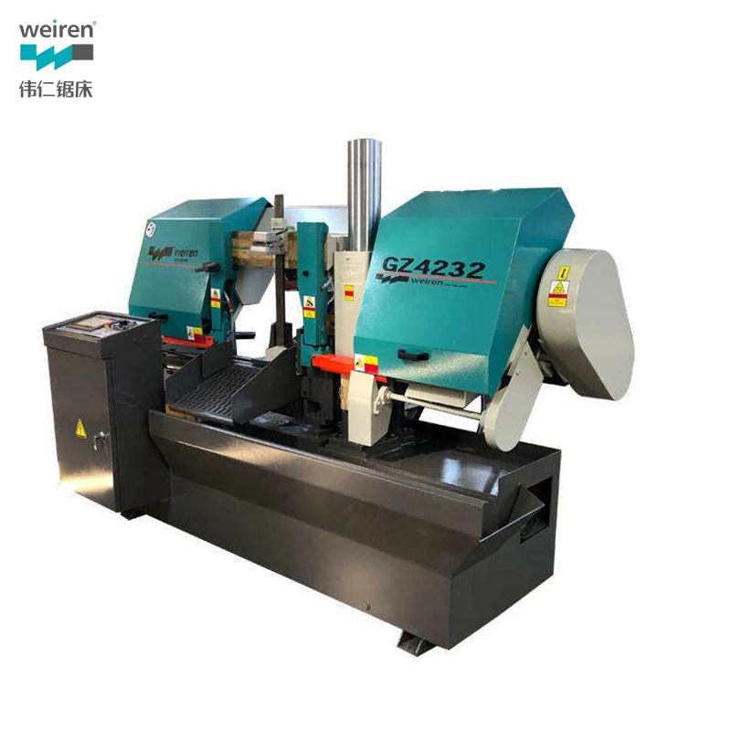 GZ4232 CNC Horizontal Band Sawing Machine with Manual Blade Tension and 3kw Motor High Precision & Stable Performance