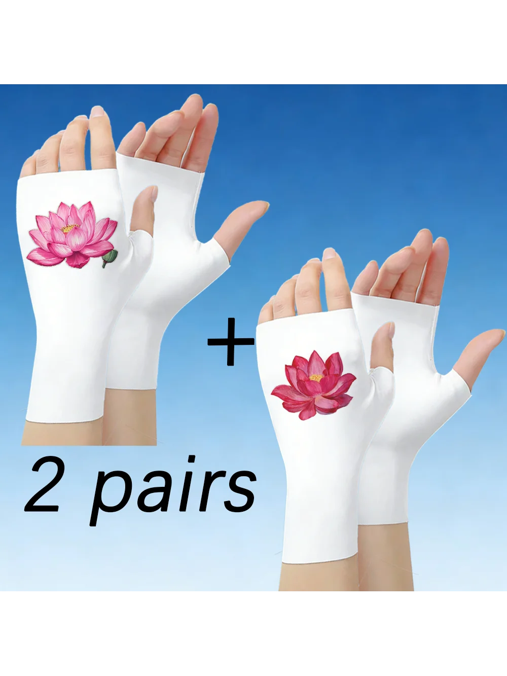 2026-verao-nova-flor-de-lotus-estampada-2-pares-de-luvas-de-seda-gelo-meio-dedo-acessorios-para-protetor-solar-esportivo-moda-versatil-de-nicho