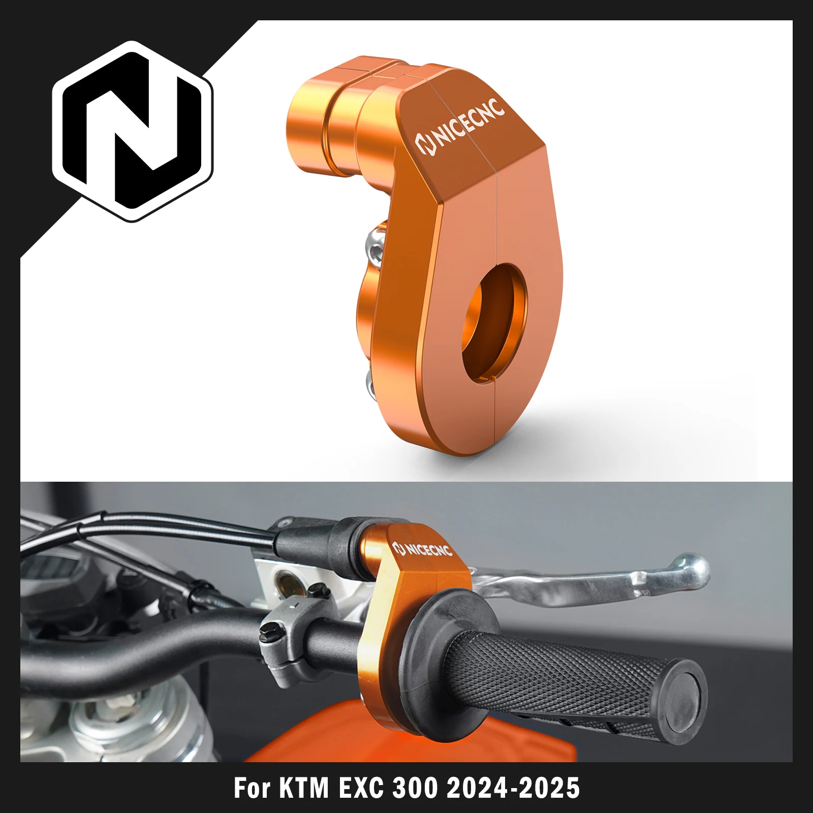 NICECNC For KTM EXC 300 2024-2025 EXCF 350 EXC 450 SX 125 SXF 250 SXF 450 XCW XCF-W Throttle Housing Guard For Husqvarna TE 300