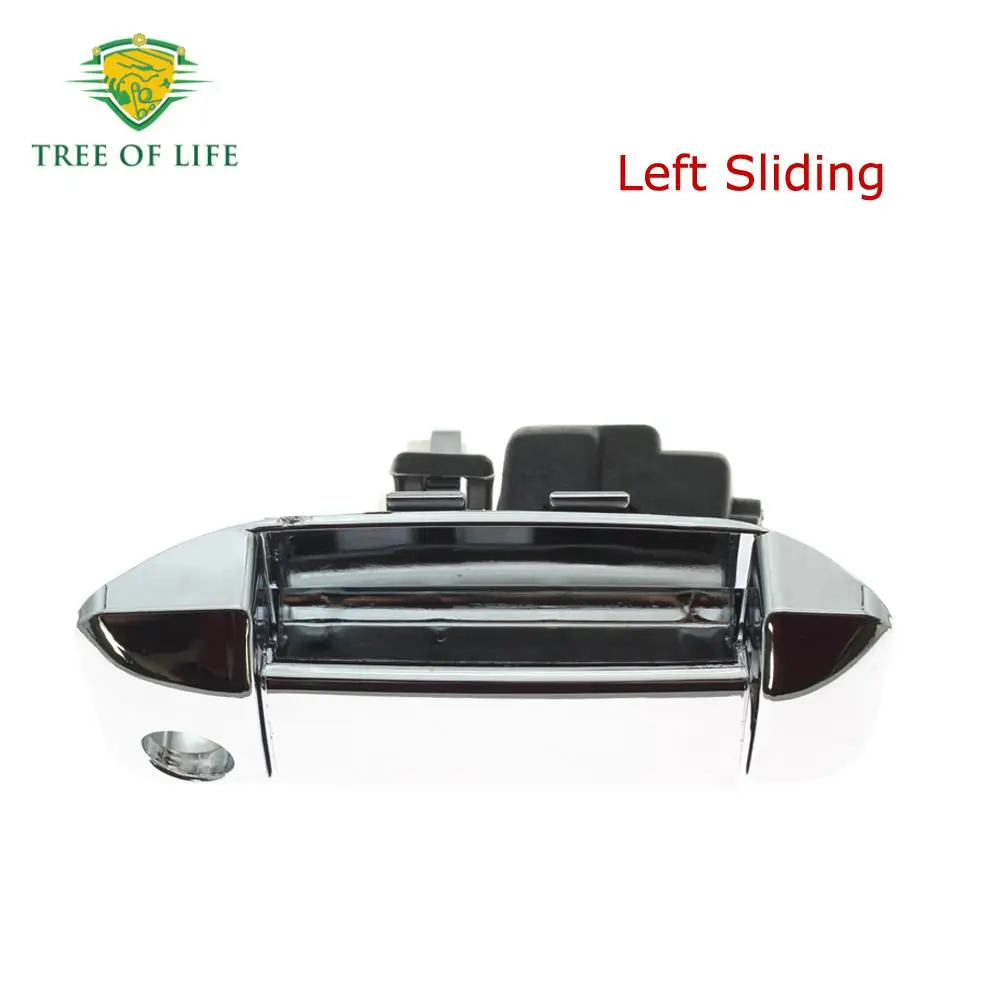 Chrom Left Sliding Door Exterior Outer Handle For Toyota Hiace 2005-2017 2018 Quantum Commuter 69230-26080 69230-26090 LHD