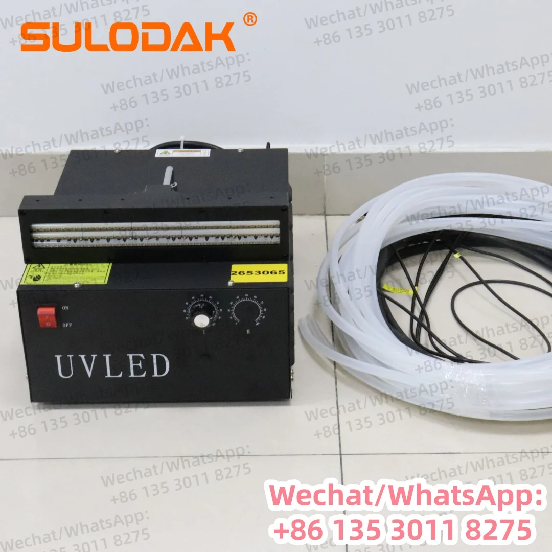 

УФ-лампа для отверждения с высокой интенсивностью излучения 28 Вт/см² для флексографической и трафаретной печати, сухое отверждение, скорость 150 м/мин, УФ-чернила 395 нм, размер 265*30 мм