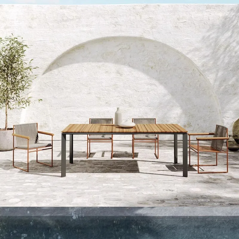 Restaurant Rattan sofa Leisure terrace Coffee shop furniture