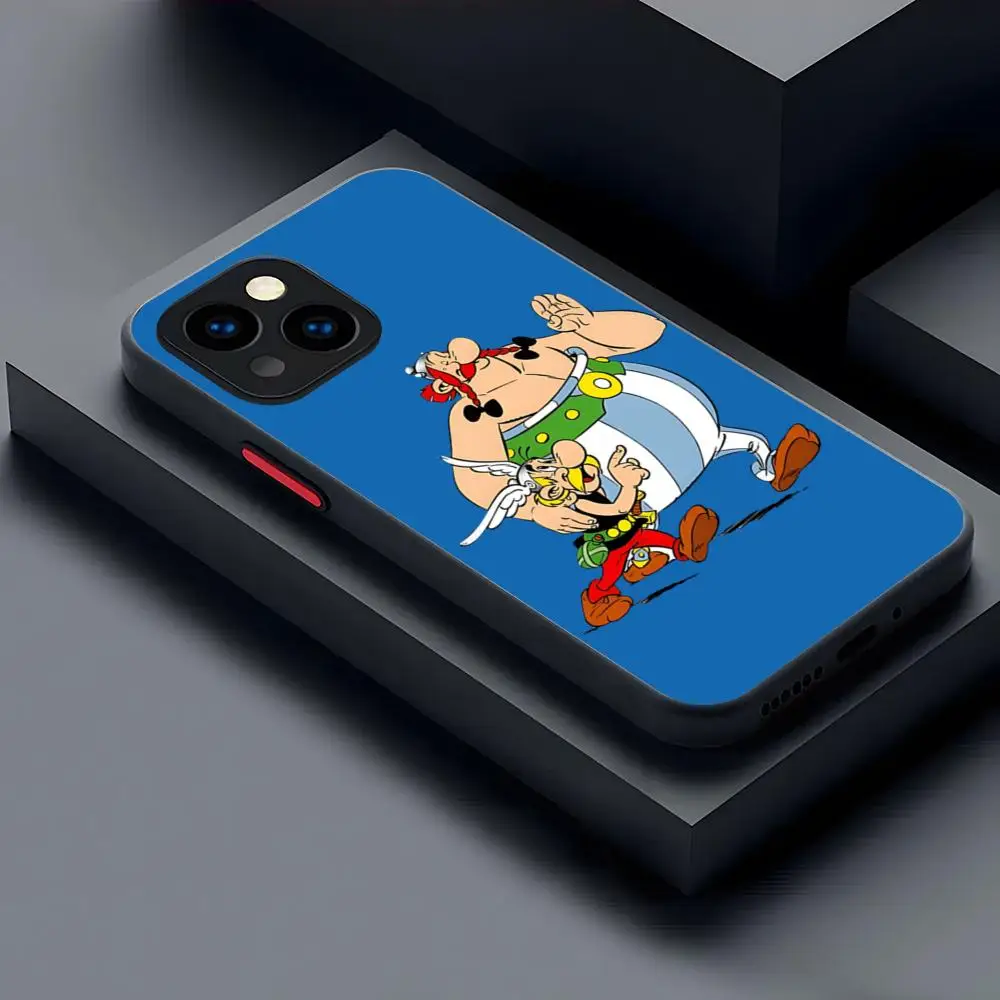 Asterix O-Obelix Game Phone Case Matte Transparent For 16 15 IPhone 12 11 13 Pro Max X XR XS 8 SE Mini Plus Back Cover
