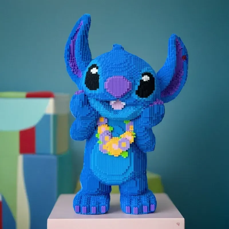 Disney-anjo ponto brinquedo montado para crianças, boneca gigante dos desenhos animados, decoração desktop, presente de aniversário, novo, 2024