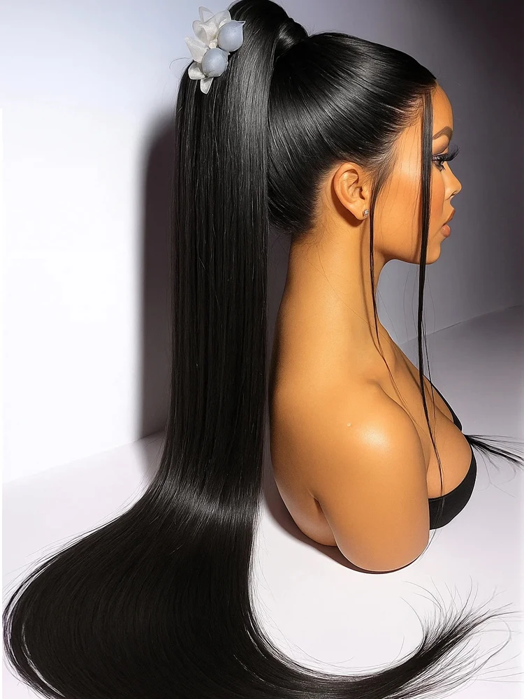 

Hidden Strap Drawstring Wig 360 Full Lace Straight Wigs Human Hair Hd 13X4 Lace Frontal Wig Glueless 5x5 Closure Pre Cut Wigs