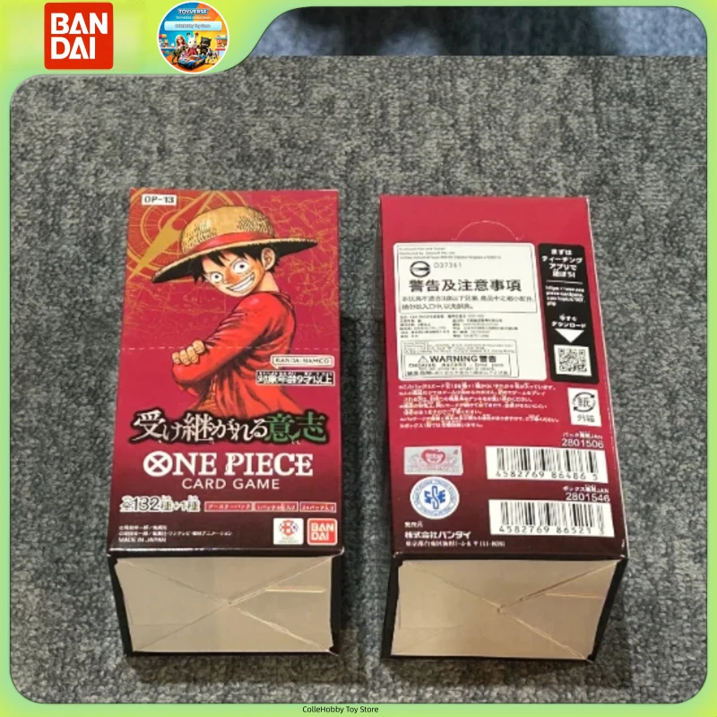 Bandai One Piece Card Game Op13 Official Collectible Trading Card Full Set Hobby Battle Game For Anime Fans Gift