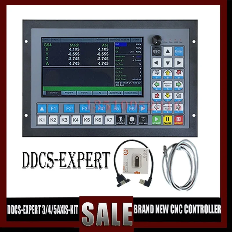 The Newly Updated 3/4/5 Axis Cnc Offline Controller Ddcs-Expert Supports Tool Magazine/Atc Stepping Drive Instead Of Ddcsv3.1