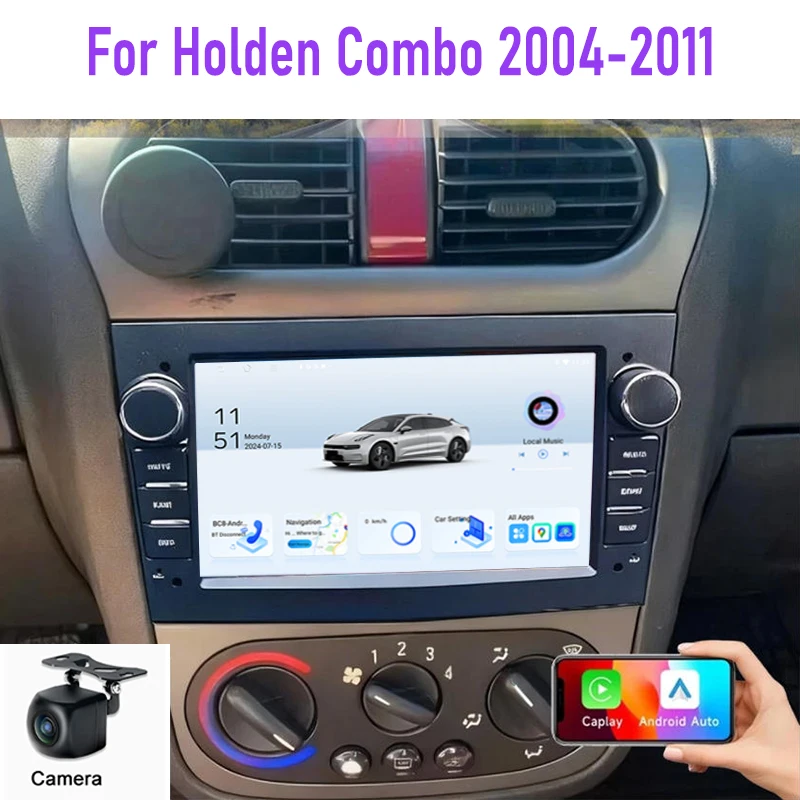 7 "4 + 64GB ل هولدن هولدن كومبو 2004-2011 راديو السيارة ستيريو واي فاي عكس صورة جوجل خريطة 2DIN رئيس وحدة GPS BT