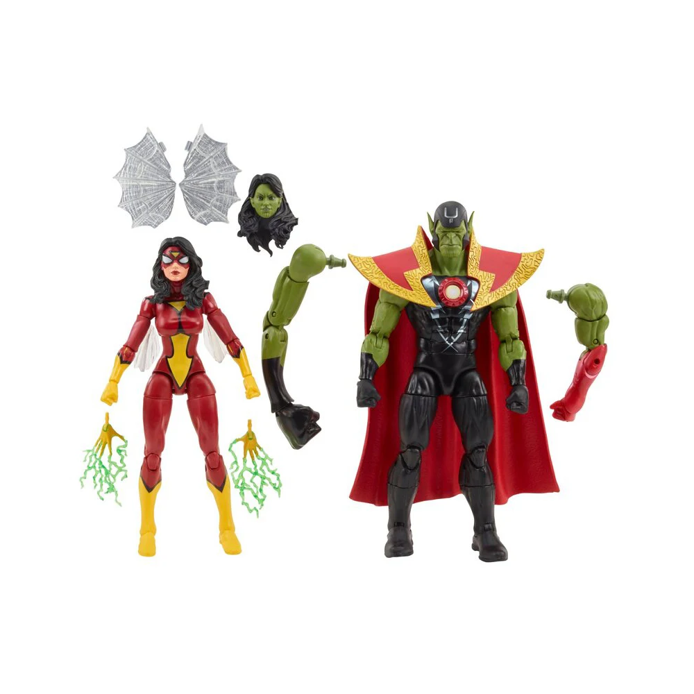 Marvel Legends Skrull Queen & Super-Skrull Avengers 60th Anniversary Beyond Earth's Mightiest 2-pack 6