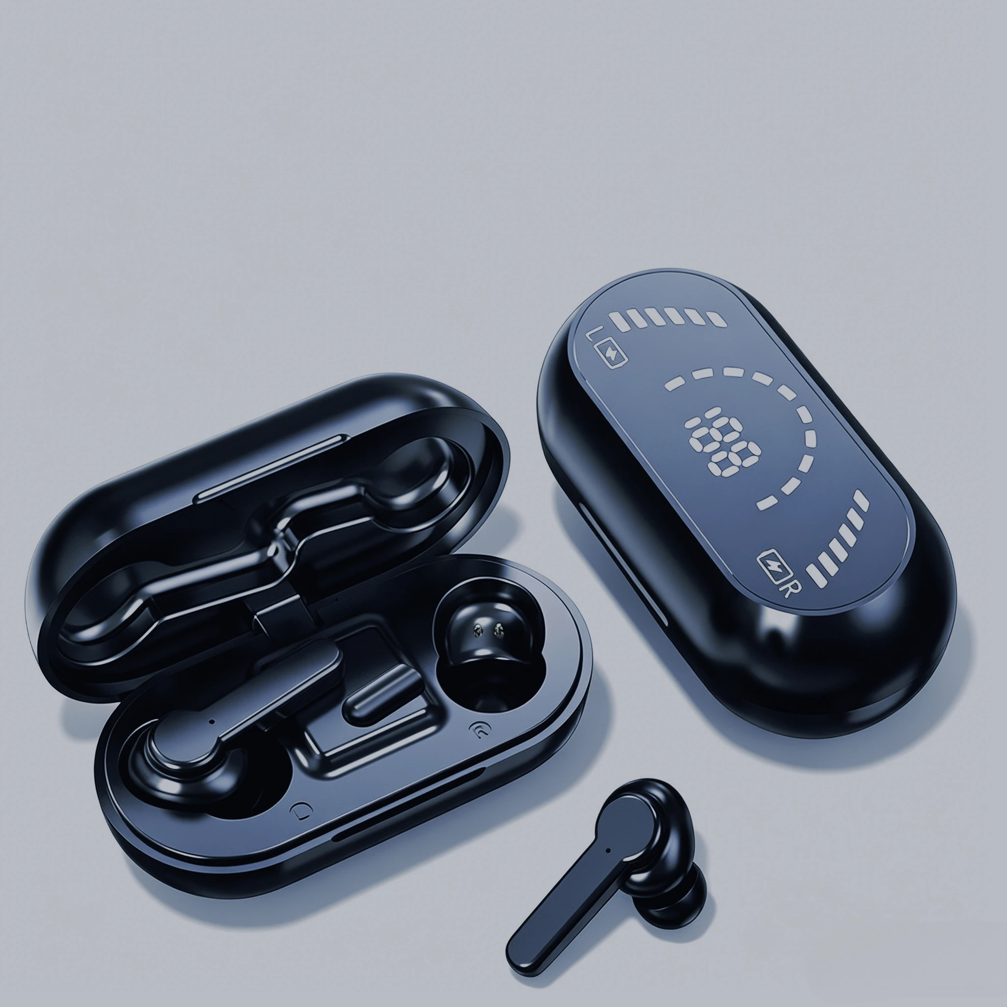 Latest Arrival TWS Bluetooth Headphones Wireless Sport Gaming Earbuds Noise Reduction Rich Bass Touch Operation