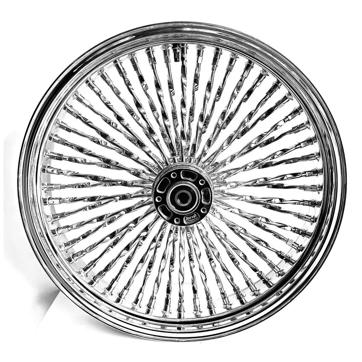 

Chrome Color Aluminum Alloy Wheel Accessories Front & Rear Compatible for Harley 08-later FLSTF FLSTFB FLSTFBS New Motorcycles