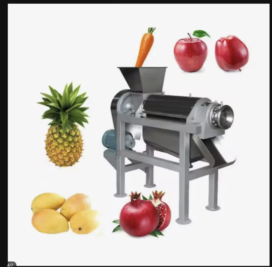 

Industrial Colorful Leaf Apple Pear Juice Extractor Processing Fruits, Vegetables, And Citrus Spiral Juicer