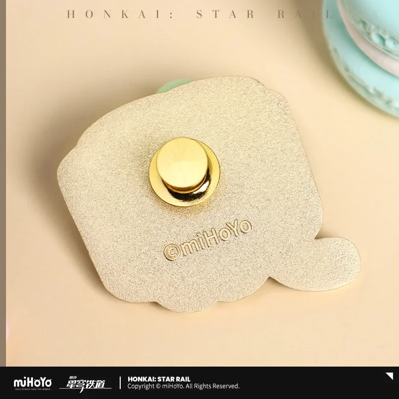 3.5Cm Spel Honkai: Star Rail Officiële Ruan Mei 'S Wezen dan Heng Cosplay Metal Badge Pin Broche Anime Accessoires