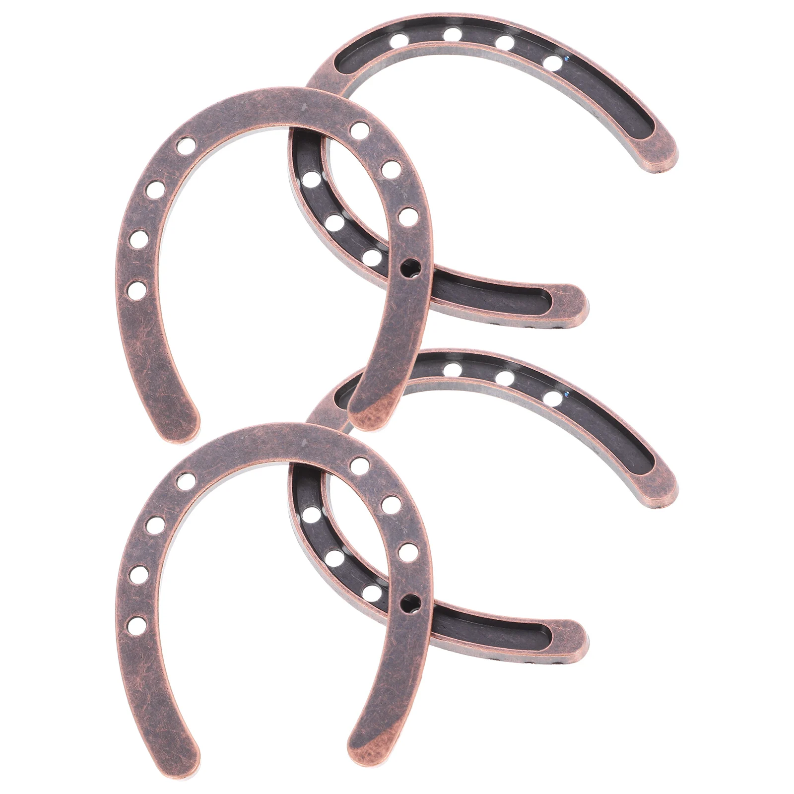

4pcs Pendant Keychain Retro Metal Wall Hanging Decor Home Accessories Zinc Alloy Gift Zinc Alloy Horseshoe Sculpture Art Decor