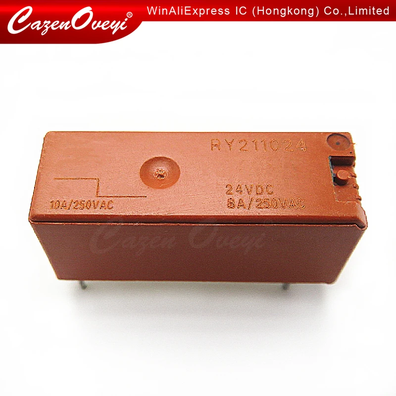 5pcs/lot RY211024 211024 Relay 8A 24V DIP-5 In Stock