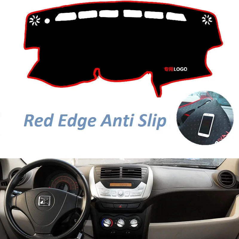 For Zotye Z100 Left Right Hand Drive Non Slip Dashboard Cover Mat  Sunshade Instrument Carpet Car Accessories