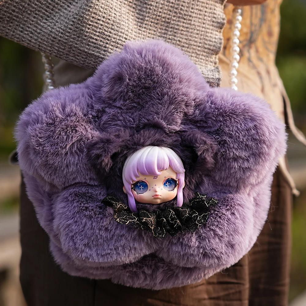 

DBS full box series doll Maytree snow trail secret words star crossbody bag BJD cute outdoor bag, can also be carried by hand