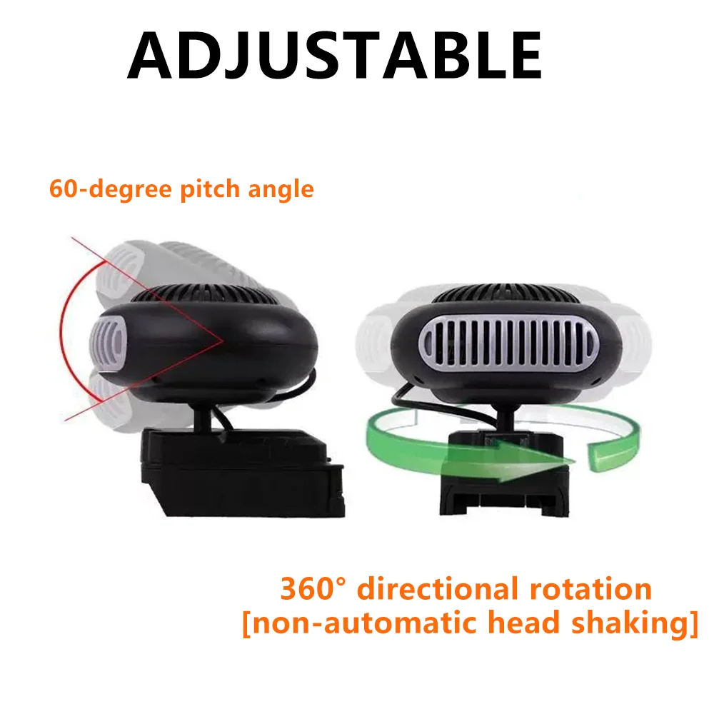 الطاقة الكهربائية الدافئة منفاخ الهواء مروحة ومدفأة المحمولة مساحة صغيرة سخان نافذة السيارة مزيل الضباب أجزاء أداة السلطة تعمل بالبطارية #5
