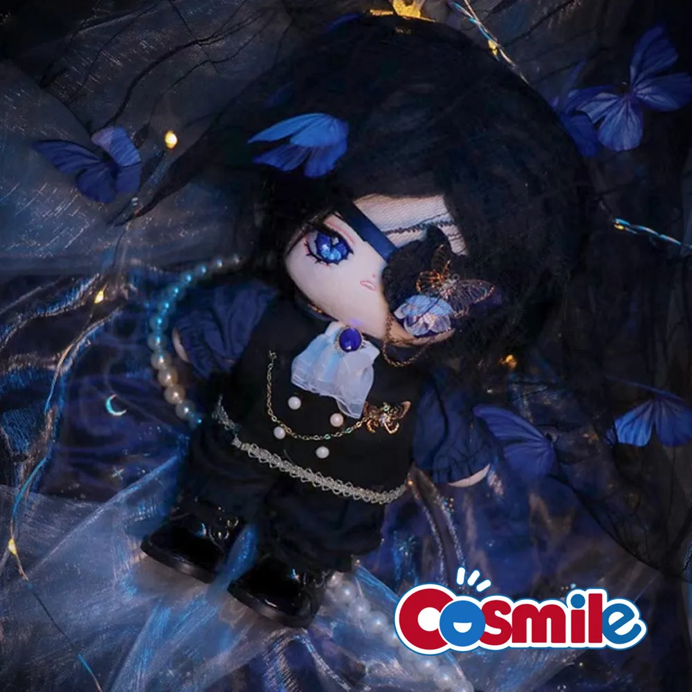 Cosmile nenhum atributo peruca menina 20cm boneca de pelúcia brinquedo saco do corpo acessório bonito cosplay fã presente c