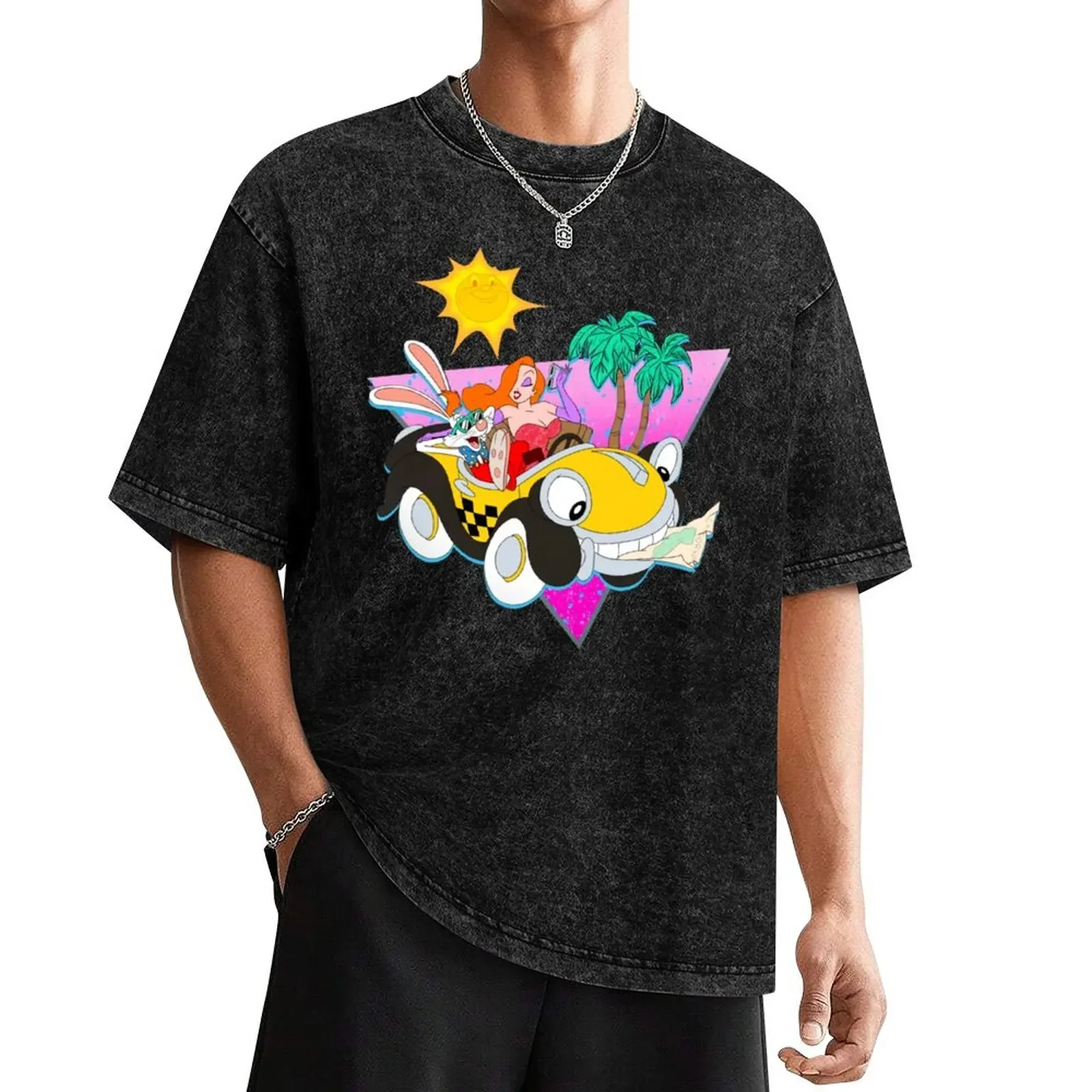 

Cruisin' Down to Toontown (1980s EDITION!) T-Shirt plus size tops cheap stuff sweat Short sleeve tee men