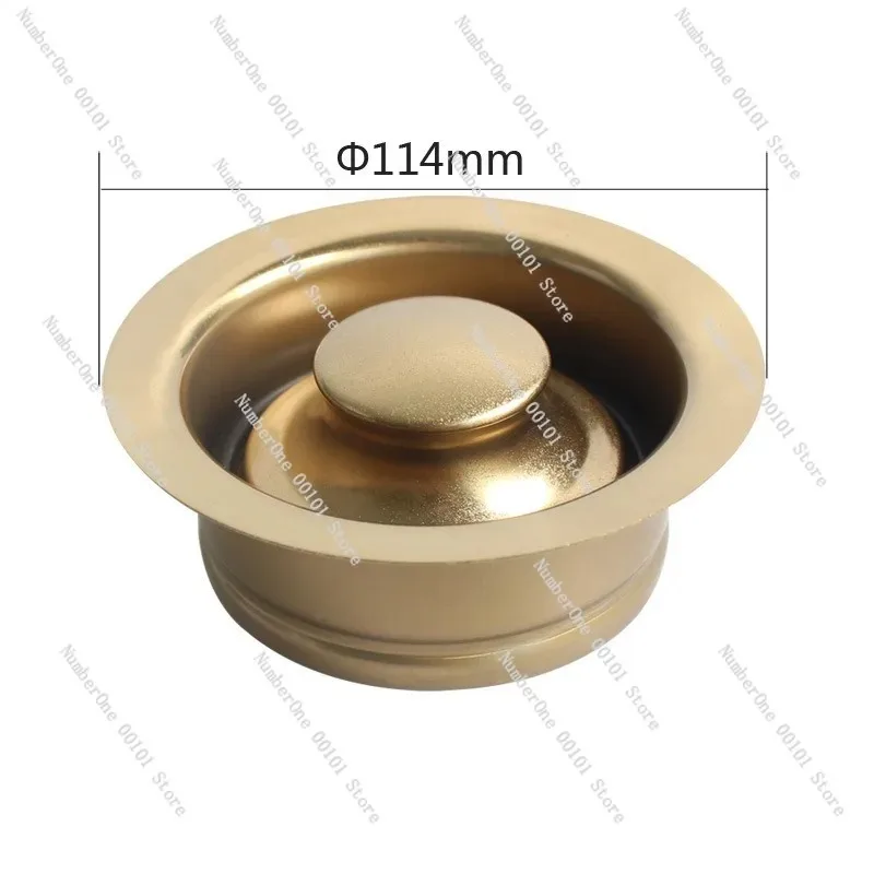 PVD Gold Coated Kitchen Waste Disposer XK320, High Power Food Grinder for Sink Drains