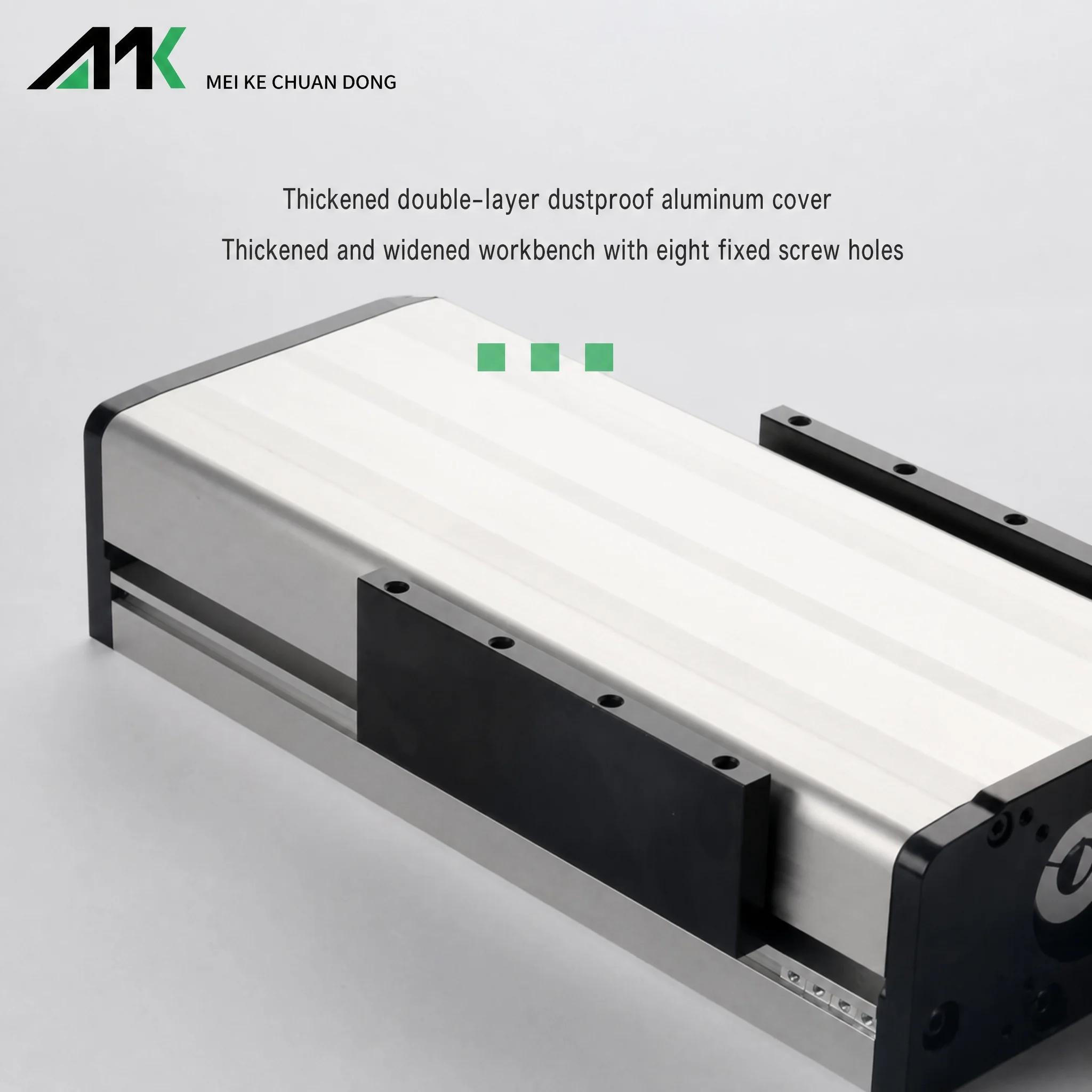 GF160 Dual Linear Rail Ball Screw Linear Stage Module Dustproof Waterproof Heavy Duty Aluminum