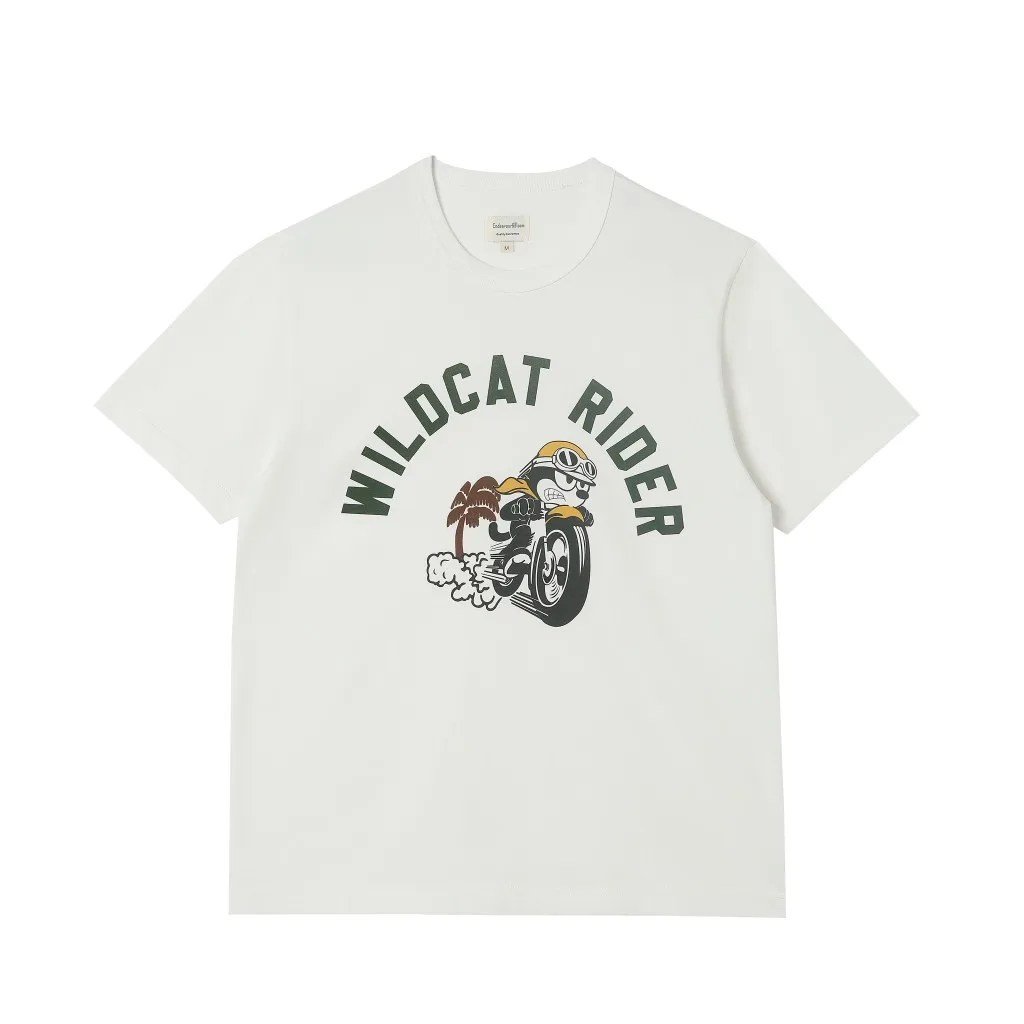 

Футболка Ace Pure Cotton с коротким рукавом, в стиле ретро, американский стиль, круглый вырез, плотный материал, с принтом, молодежная мода, лето