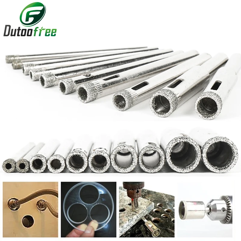 

Diamond Coated Drill Accessories Bits Hole Saw Glass Granite Cutter Opener Bits Sale Glass hole opener 3mm 4mm 5mm 6mm 8mm