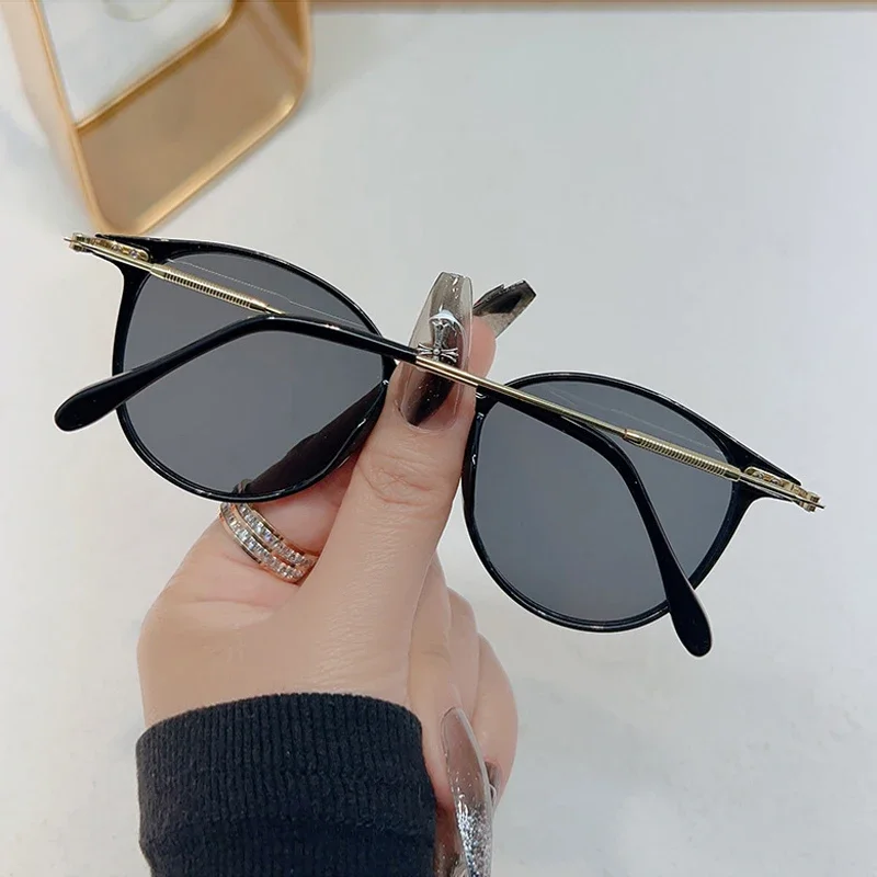 New Round Vintage Sunglasses Women Retro Luxury Brand Designer Sun Glasses For Women\'s Sunglass Oculos De Sol Shades UV