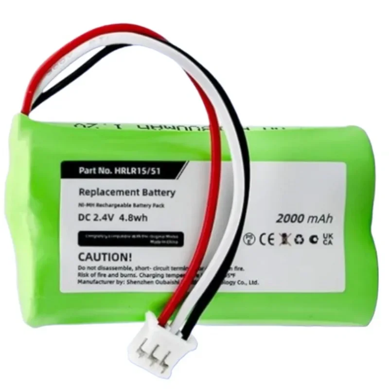 2.4V 2000mAh 4.8Wh for Nvidia P2920 Shield Game Controller Shield TV Game Controller HRLR15/51 New Rechargeable Battery view 6