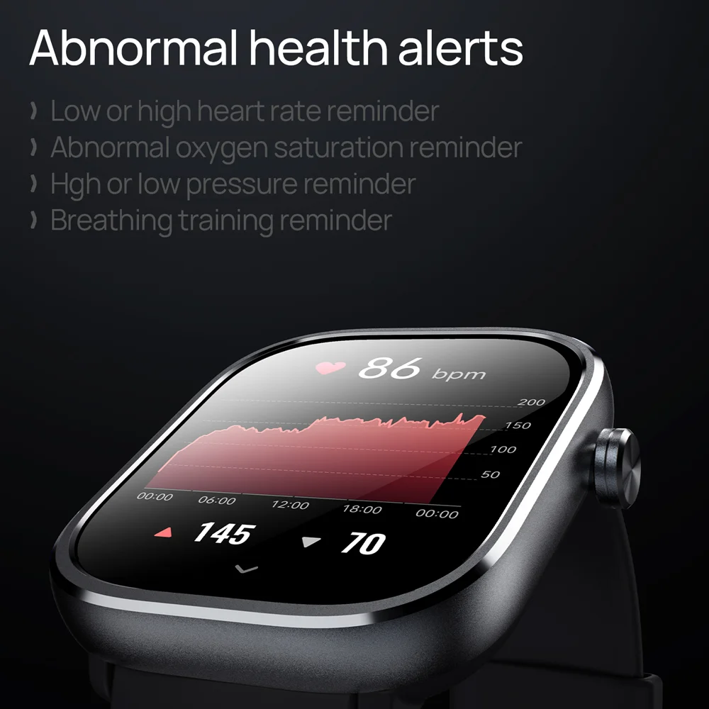 Mibro C4 Watch Super Light Design 2'' Large Screen Bluetooth Call Blood Oxygen Heart Rate Monitoring Smartwatch for Men Women - view 5
