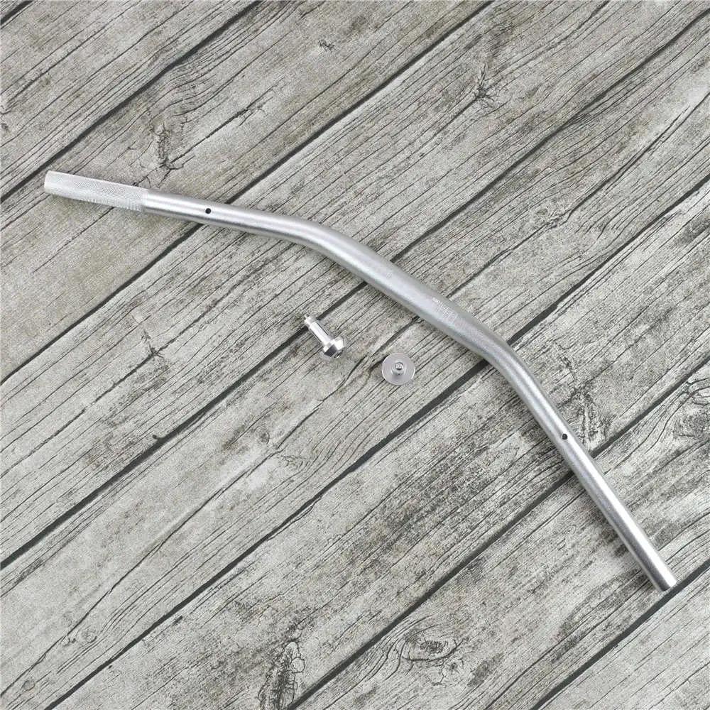 Motorcycle Handlebar 28mm CNC Sand Aluminum Alloy Handle Fat Bars 680mm for Honda Yamaha Royal Enfield Cafe Racer Ducati Benelli