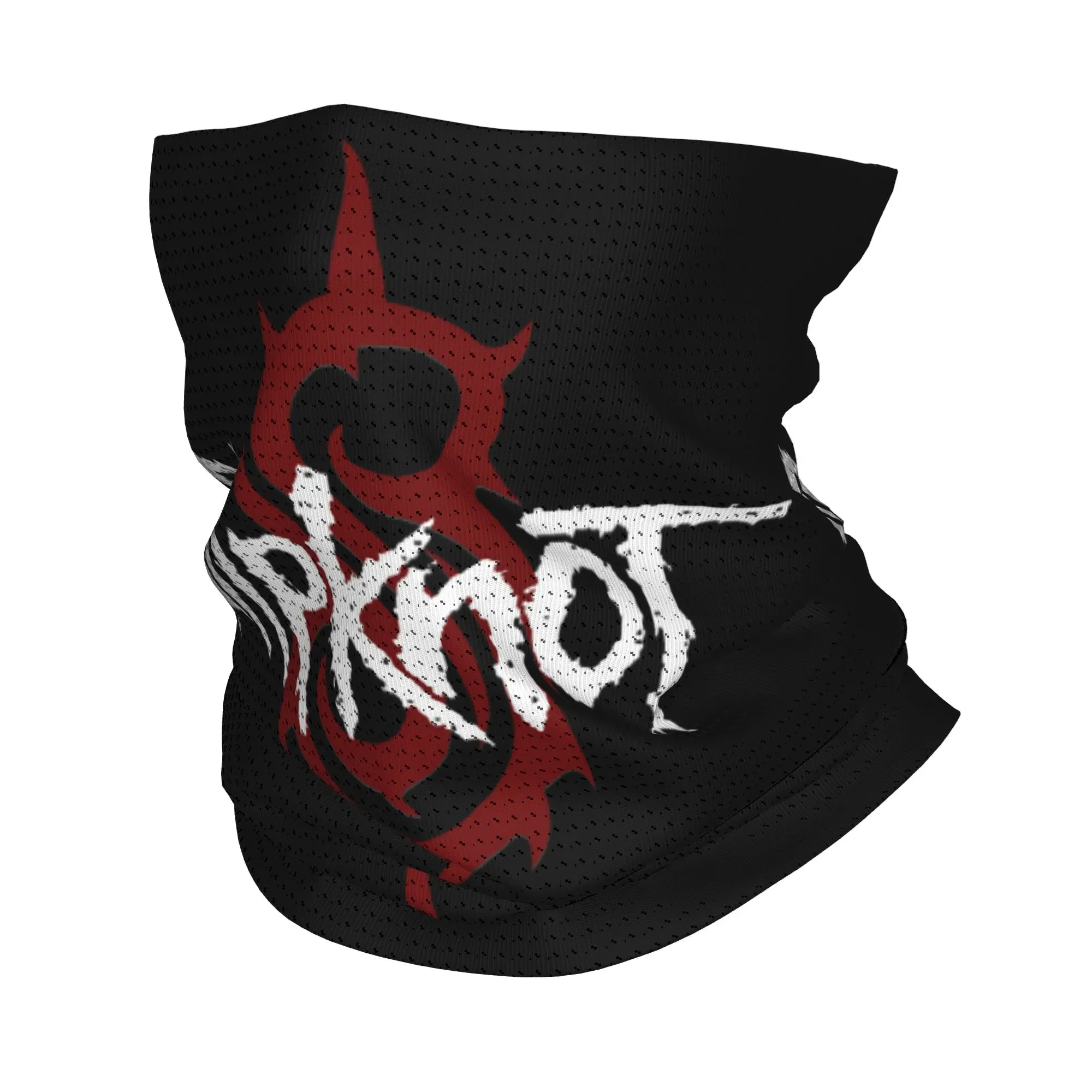 Custom Slipknots Logo Bandana Neck Gaiter for Hiking Running Men Women Wrap Scarf Heavy Metal Rock Music Balaclava Warmer