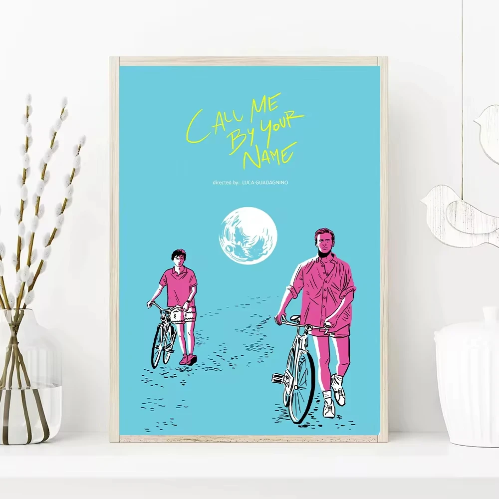 Gay Love Movie Call Me By Your Name Timothee Chalamet Movie Poster Canvas Printing Wall Art Decoration Home Living Room Decor