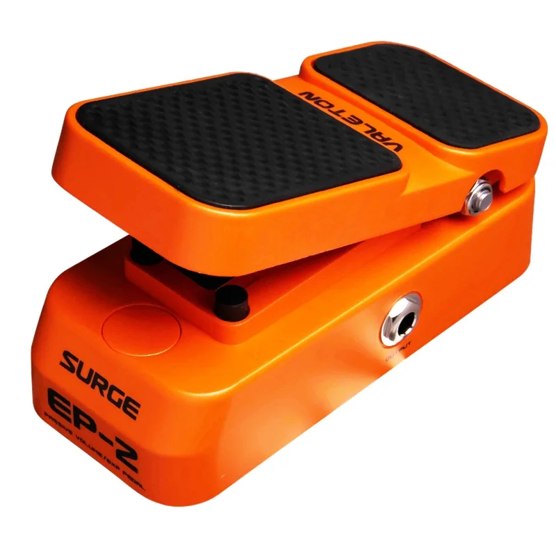 Valeton EP-2 2 in 1 function volume expression control pedal mini stompbox pedal 2 power foot switch LED light indicating instru