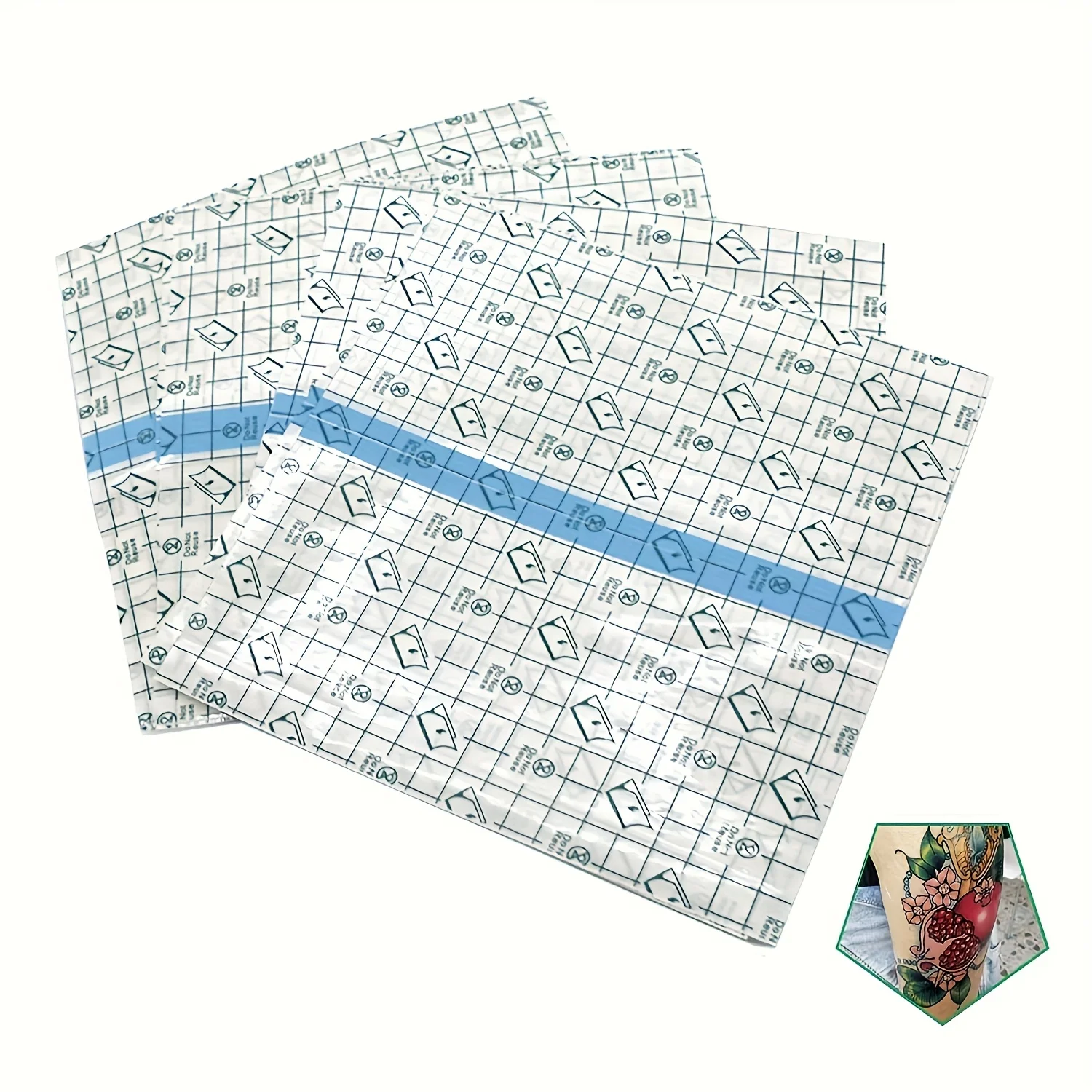 

Водонепроницаемая прозрачная пленка-пластырь для ранней стадии заживления татуировок, прочный материал, для ежедневного ухода за кожей