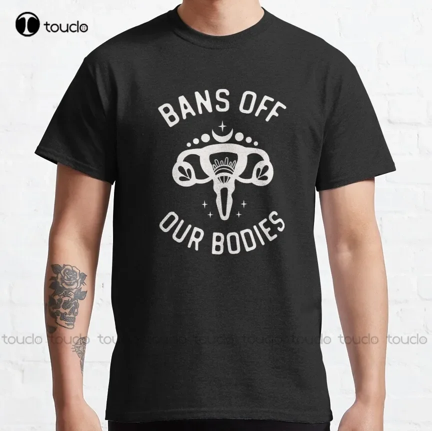 

Bans Off Our Bodies - Floral Uterus - Pro-Choice Protest March Classic T-Shirt Muscle Fit Shirt Funny Art Streetwear Cartoon Tee
