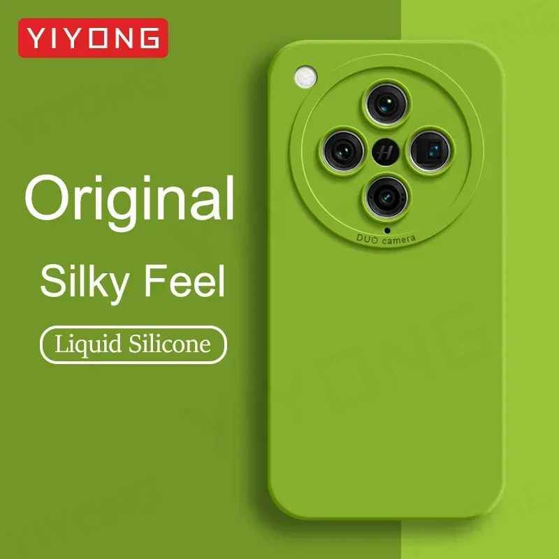 For FindX8 Pro Case YIYONG Silky Feel Liquid Silicone Soft Cover For OPPO Find X8 Pro X7 X8Pro FindX7 Ultra Global Phone Cases