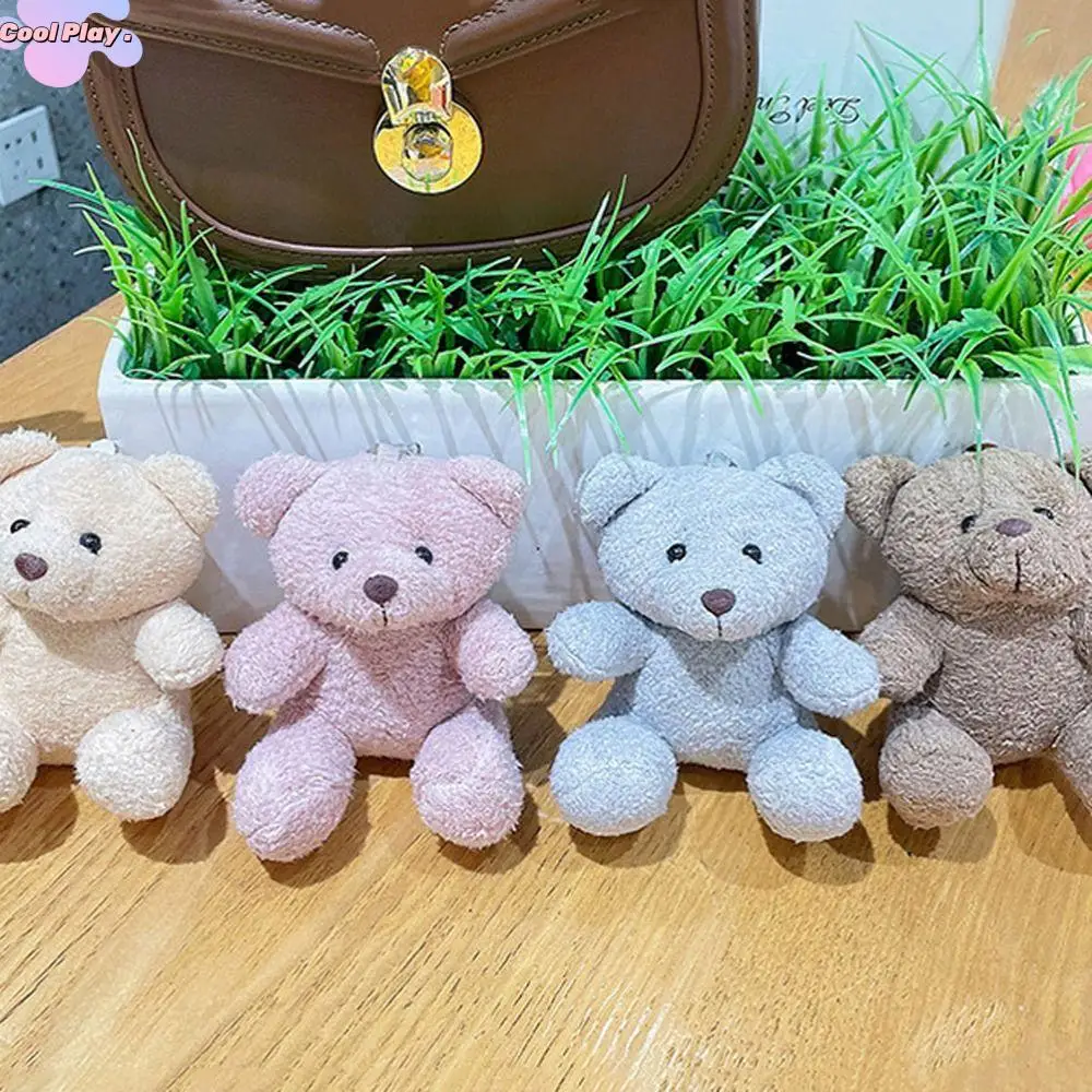 

Plush Pendant Car Keyring Key Chain Backpack Pendant Sitting Bear Plush Doll Bear Plush Keychain Bear Plush Doll Plush Keyring