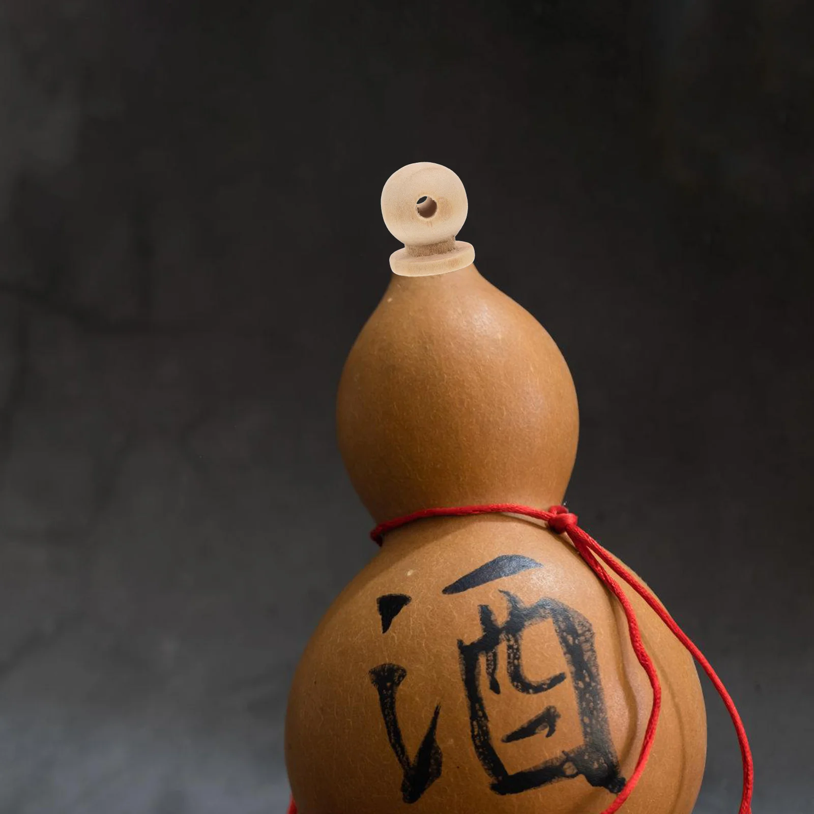 

10pcs Gourd Stoppers Accessories Wood Finials For Diy Bottle Sealer Cork Stoppers Glazing Pottery Tools Craft Decor Kitchen Bar