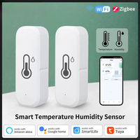 Tuya Smart WiFi/ZigBee Temperature And Humidity Sensor APP Remote Home Indoor Hygrometer Thermometer With Alexa Google Home