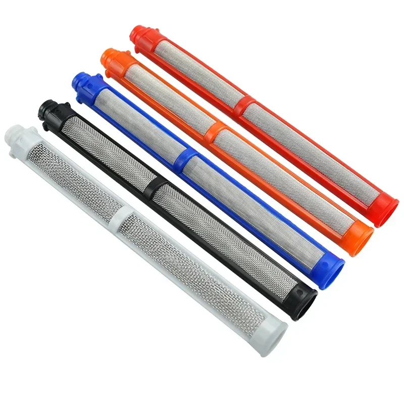 10pcs/20pcs Spray Gun Filters Spraying Machine Accessories Airless Gun Filters 30/60/100/150/200 Mesh Airless Paint Parts Filter