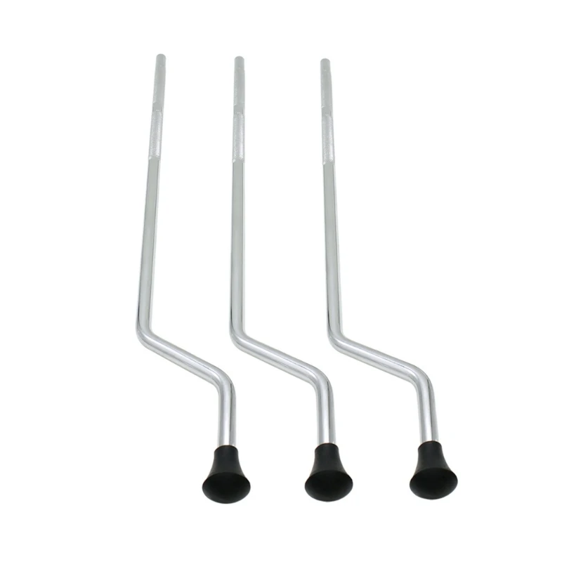 3Pcs Adjustable Height Drum Legs For Percussion Instrument Stability And Easy Installation Metal Drum Support Legs Set