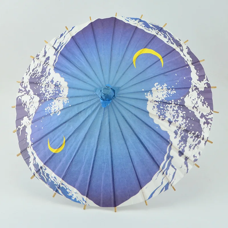 1pc 30/40/60cm Chinese style Paper Umbrella printing Peony Plum Blossom Small Paper Umbrella Kindergarten Small Decor Umbrella