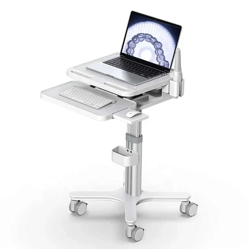 MTO-3 Mobile Nursing Cart Laptop Computer Trolley Medical Hospital Cart